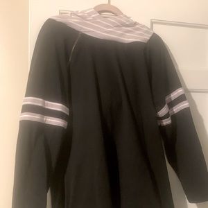 Double hooded athletic hoodie